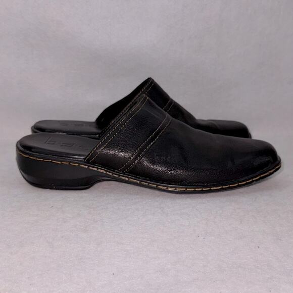 EUC Women’s boc by Born Leather Mules Slides Dark Brown size 7 Slip-on - Picture 1 of 10
